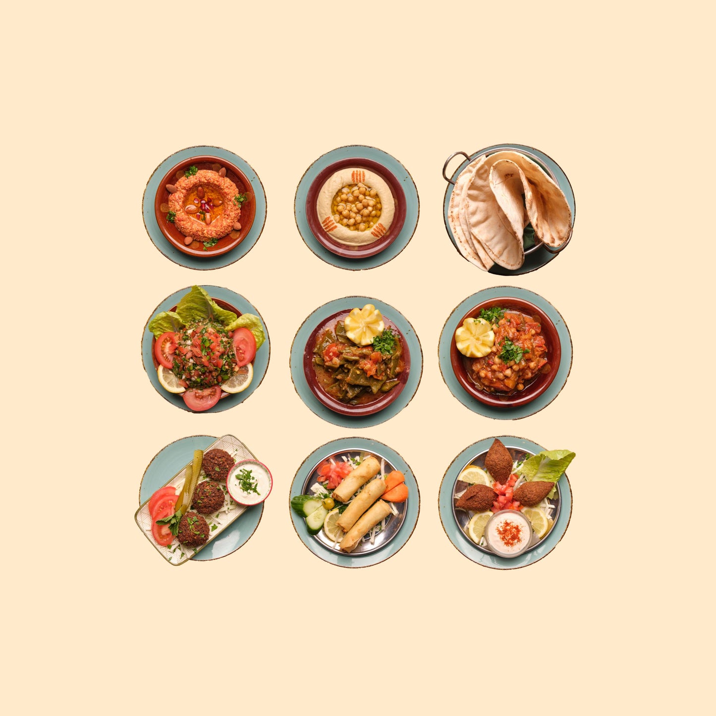 Mezze Variation Sharing Platters